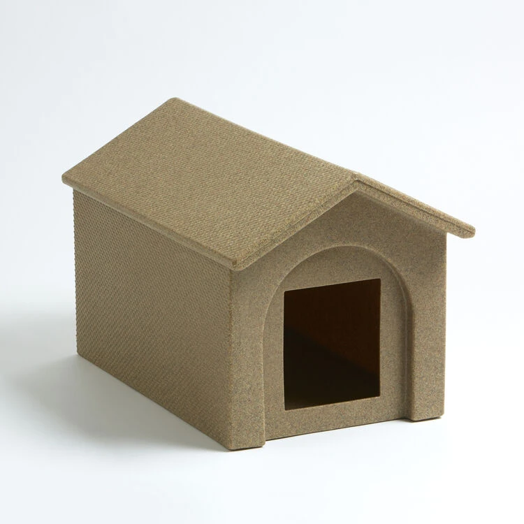 Katden Kitty Kottage Outdoor Cat Shelter - Sandstone 1 Katden Kitty Kottage Outdoor Cat Shelter - Sandstone