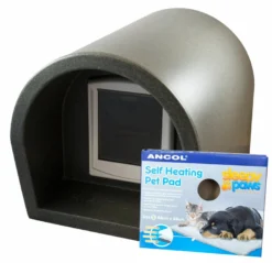 Mr Snugs KatDen Outdoor Cat Kennel/Shelter - Dark Grey (Various Options) 20 Mr Snugs KatDen Outdoor Cat Kennel/Shelter - Dark Grey (Various Options) -Almo naturer Shop 1231022045 kat den dark grey petpad26do