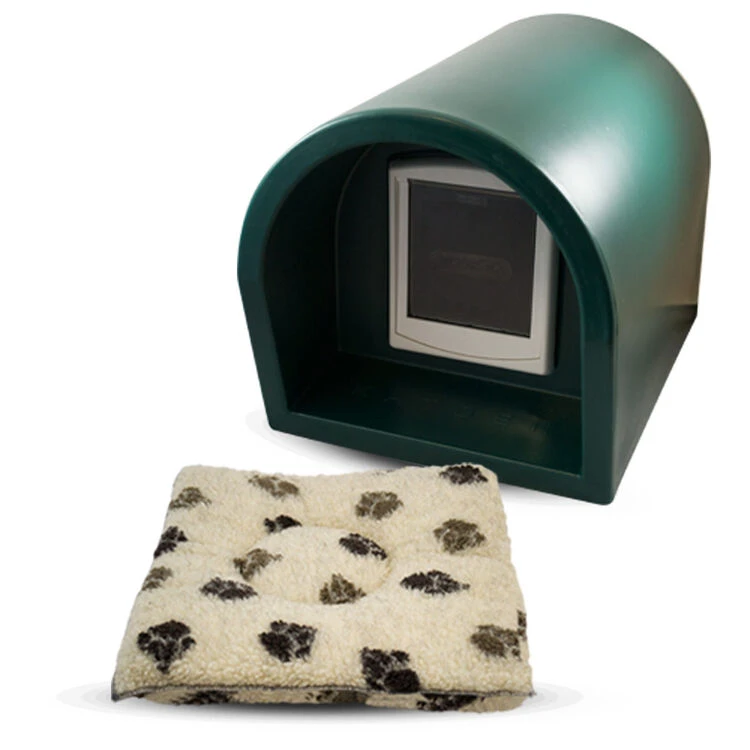 Mr Snugs KatDen Outdoor Cat Kennel/Shelter - Dark Green (Various Options) 14 Mr Snugs KatDen Outdoor Cat Kennel/Shelter - Dark Green (Various Options) - Image 14