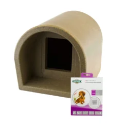 Mr Snugs KatDen Outdoor Cat Kennel/Shelter - Granite (Various Options) -Almo naturer Shop 1231022067 katden new with door