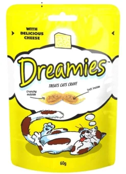 8 X 60g Dreamies Cat Treats With Cheese