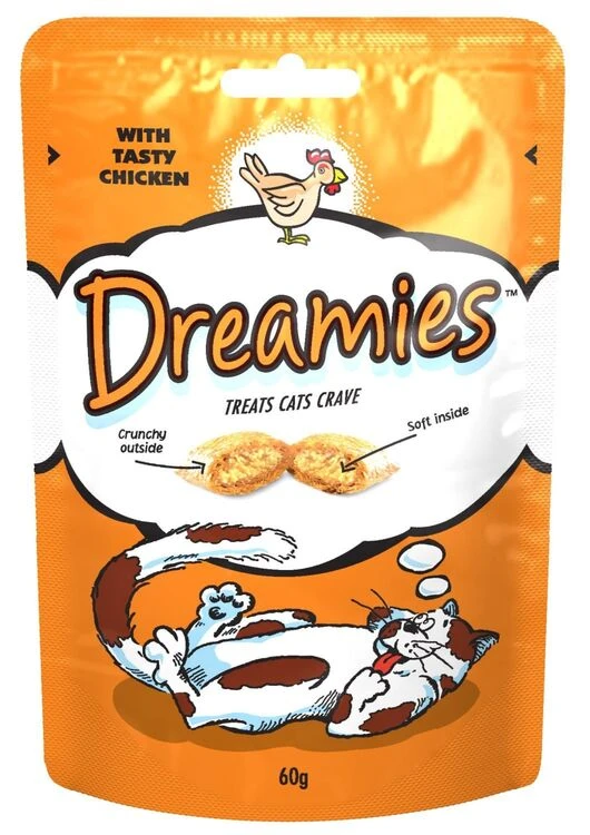 Dreamies Cat Treats With Chicken - 60g 1 Dreamies Cat Treats With Chicken - 60g