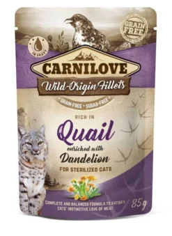 Carnilove Cat Pouch Quail With Dandelion