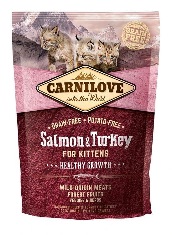 Carnilove Salmon & Turkey Kitten Food 1 Carnilove Salmon & Turkey Kitten Food