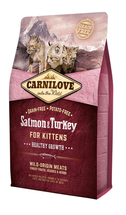 Carnilove Salmon & Turkey Kitten Food 2 Carnilove Salmon & Turkey Kitten Food - Image 2