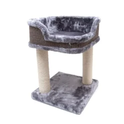 Great&Small Snuggle&Snooze Square Bed & Cat Scratcher