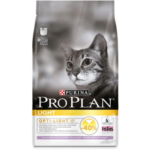 Purina Pro Plan Light Opti-Light Cat Food - Turkey & Rice 1 Purina Pro Plan Light Opti-Light Cat Food - Turkey & Rice