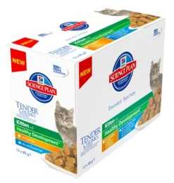 12 X 85g Hill's Science Plan Feline Chunks & Gravy Kitten Pouch Multipack