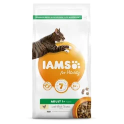 Iams Vitality Adult Cat Food With Fresh Chicken