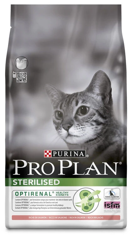 Purina Pro Plan Sterilised Optirenal Salmon & Rice Cat Food 1 Purina Pro Plan Sterilised Optirenal Salmon & Rice Cat Food