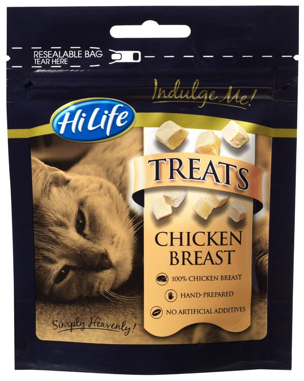 12 X 10g HiLife Indulge Me Chicken Breast Cat Treats 1 12 X 10g HiLife Indulge Me Chicken Breast Cat Treats