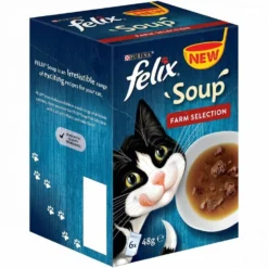 Felix Soup Farm Selection Wet Cat Food
