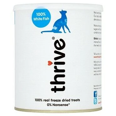 Thrive 100% White Fish Cat Treats 110g 1 Thrive 100% White Fish Cat Treats 110g