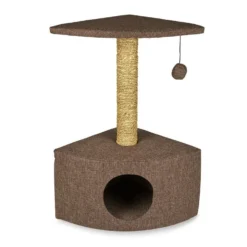 Petface Brown Corner Cat Scratcher -Almo naturer Shop 5d669b78bd9c64.01089696
