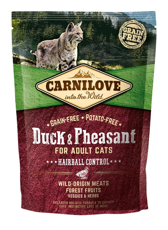 Carnilove Duck & Pheasant Adult Cat Food 2 Carnilove Duck & Pheasant Adult Cat Food - Image 2