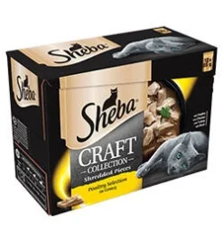 Sheba Craft Cat Food Pouch - Poultry Selection In Gravy