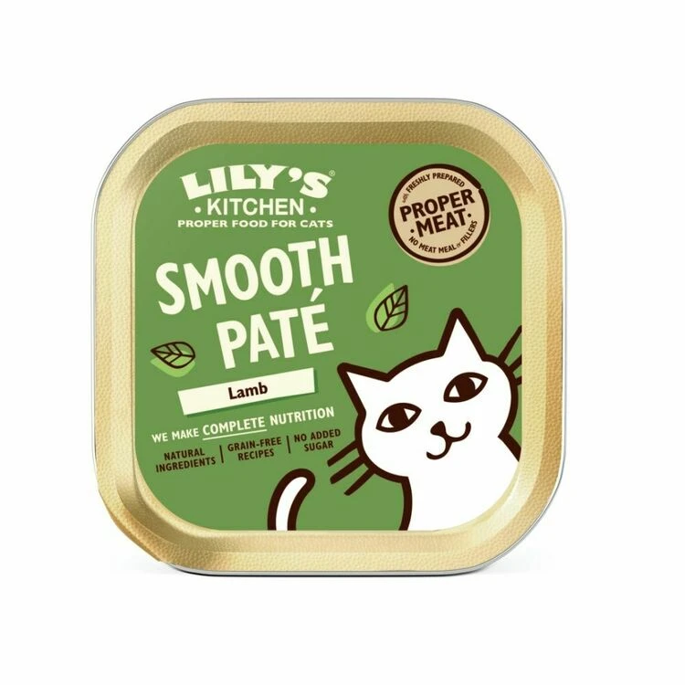 19 X 85g Lily's Kitchen Smooth Pate Lamb Cat Food 1 19 X 85g Lily's Kitchen Smooth Pate Lamb Cat Food