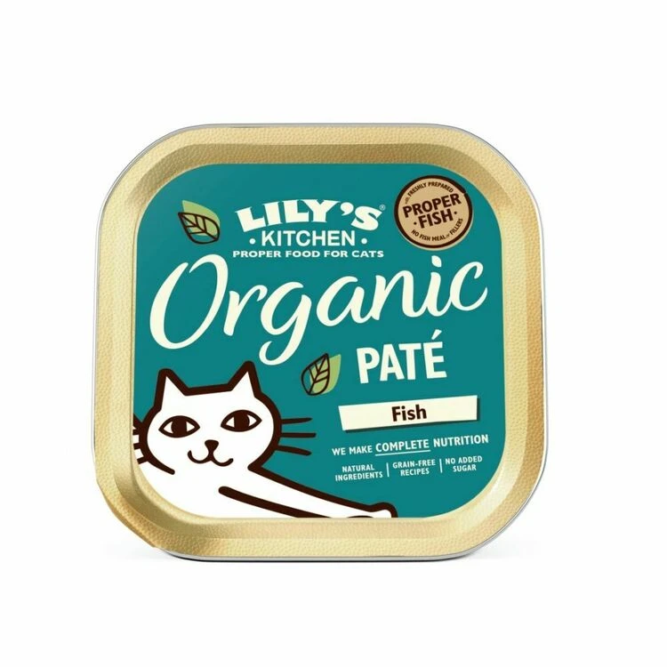 19 X 85g Lily's Kitchen Organic Pate Fish Cat Food 1 19 X 85g Lily's Kitchen Organic Pate Fish Cat Food