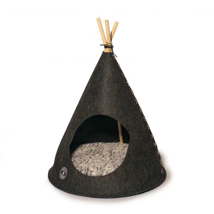 Danish Design Pet Teepee In Grey 1 Danish Design Pet Teepee In Grey