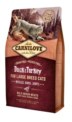 Carnilove Duck & Turkey Large Breed Cat Food