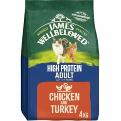 James Wellbeloved Adult High Protein Chicken & Turkey Cat Food 4kg