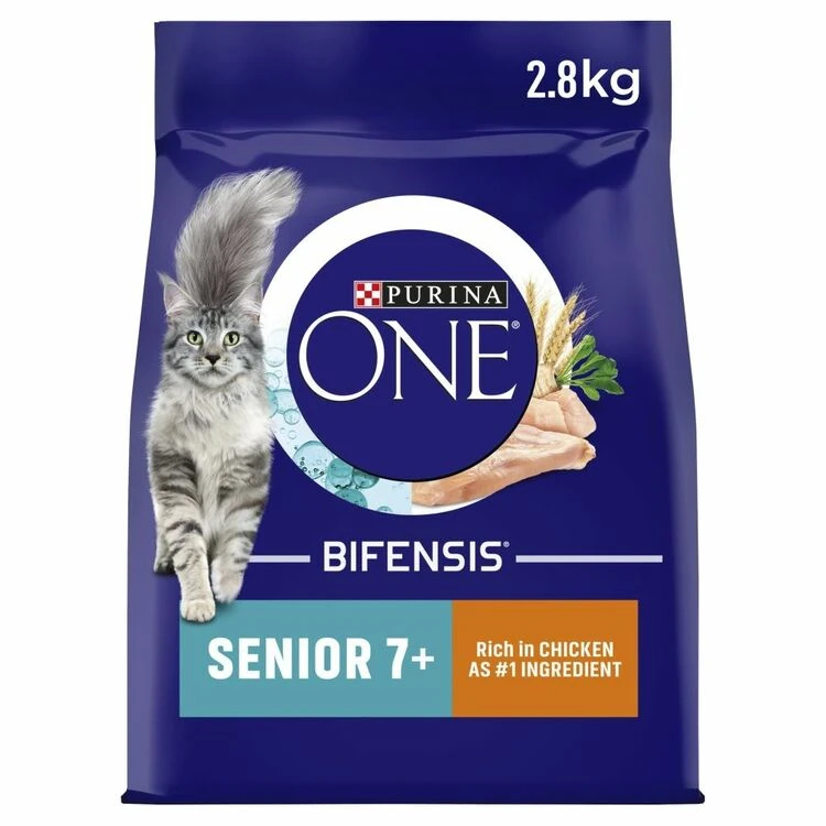 Purina One Senior 7+ Dry Cat Food Chicken 2.8kg 1 Purina One Senior 7+ Dry Cat Food Chicken 2.8kg