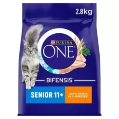 Purina One 11+ Senior Dry Cat Food With Chicken And Wholegrain 2.8kg