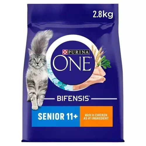 Purina One 11+ Senior Dry Cat Food With Chicken And Wholegrain 2.8kg 1 Purina One 11+ Senior Dry Cat Food With Chicken And Wholegrain 2.8kg