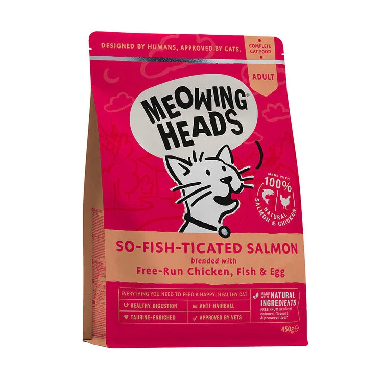 Meowing Heads So-fish-ticated Salmon Dry Cat Food 3 Meowing Heads So-fish-ticated Salmon Dry Cat Food - Image 3
