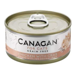 12 X 75g Canagan Free Run Chicken With Crab Grain-Free Cat Food