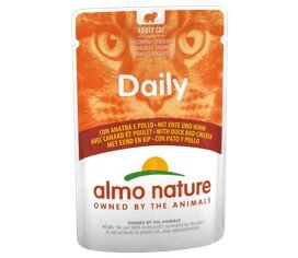 30 X Almo Nature Daily Menu Cat Food With Chicken And Duck 70g 1 30 X Almo Nature Daily Menu Cat Food With Chicken And Duck 70g