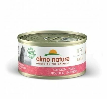 24 X Almo Nature HFC Natural Salmon Adult Cat Food 70g 1 24 X Almo Nature HFC Natural Salmon Adult Cat Food 70g