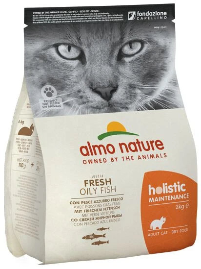 Almo Nature Holistic Maintenance With Fresh Oily Fish Cat Food 1 Almo Nature Holistic Maintenance With Fresh Oily Fish Cat Food