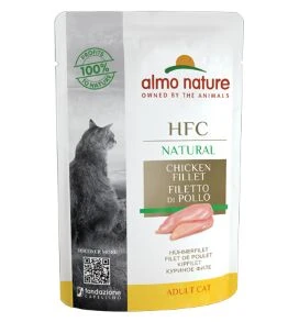 24 X Almo Nature HFC Natural Chicken Fillet Cat Food 55g 1 24 X Almo Nature HFC Natural Chicken Fillet Cat Food 55g