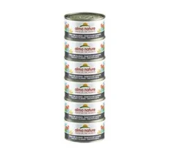 18 X Almo Nature Megapack Tuna With Squids Cat Food 6 X 70g