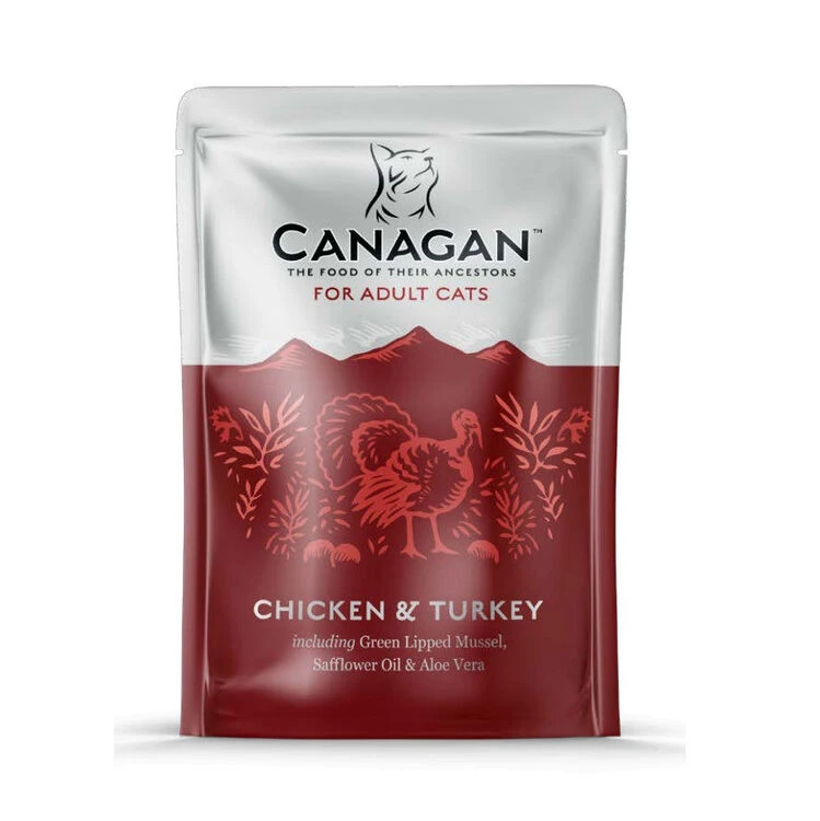 8 X 85g Canagan Chicken & Turkey Wet Cat Food Pouches 1 8 X 85g Canagan Chicken & Turkey Wet Cat Food Pouches