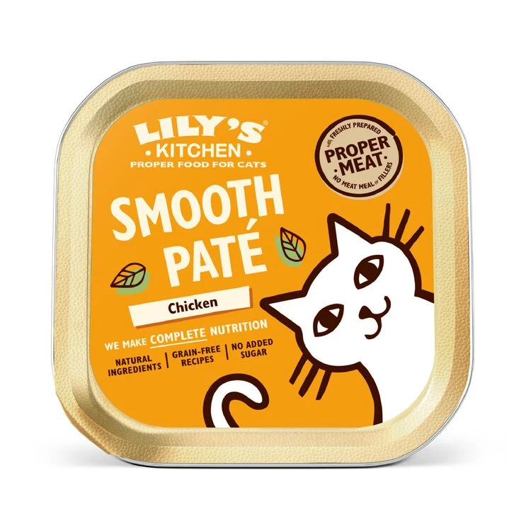 19 X 85g Lily's Kitchen Smooth Pate Chicken Cat Food 1 19 X 85g Lily's Kitchen Smooth Pate Chicken Cat Food