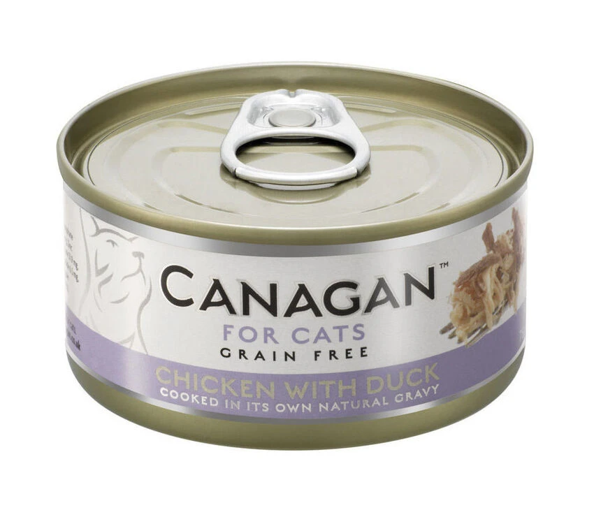 12 X 75g Canagan Chicken With Duck Grain-Free Cat Food 1 12 X 75g Canagan Chicken With Duck Grain-Free Cat Food