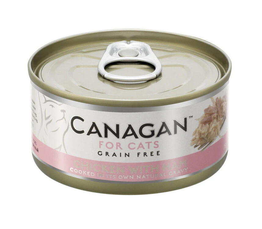 12 X 75g Canagan Chicken With Ham Grain-Free Cat Food 1 12 X 75g Canagan Chicken With Ham Grain-Free Cat Food