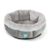 Small Bite Donut Cat/Dog Bed Blue 50cm