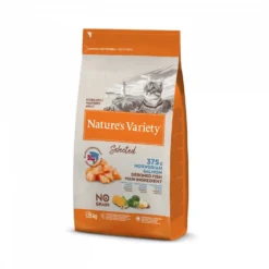 Nature's Variety Selected Dry Adult Sterilized Cat Food Norwegian Salmon 1.25kg