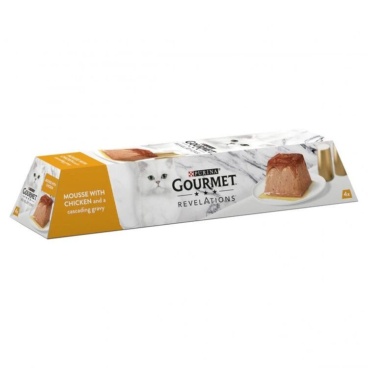 24 X Gourmet Revelations Mousse Chicken Cat Food 57g 1 24 X Gourmet Revelations Mousse Chicken Cat Food 57g