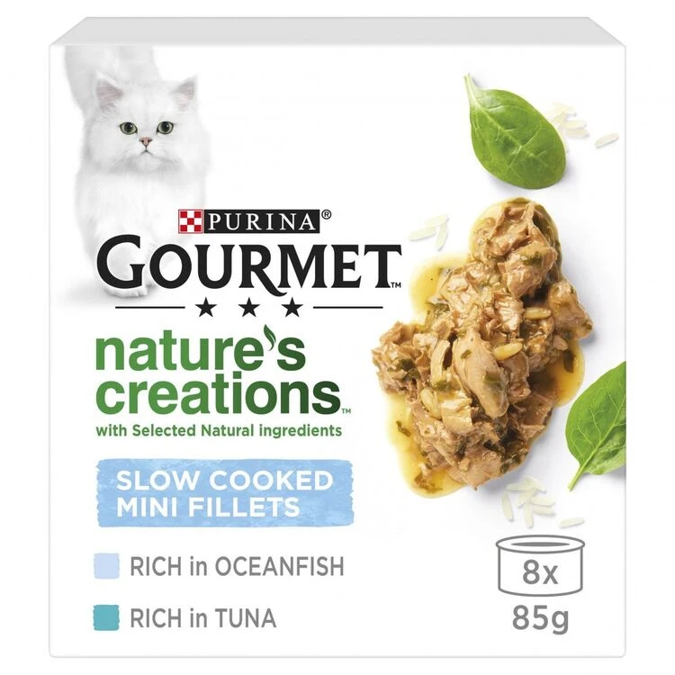 48 X Gourmet Natures Creations Cat Food Fish 85g 1 48 X Gourmet Natures Creations Cat Food Fish 85g