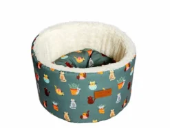 FatFace Mischievous Cats Cat Cosy Bed
