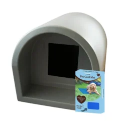Mr Snugs KatDen Outdoor Cat Kennel/Shelter - Light Grey (Various Options) -Almo naturer Shop light grey cool mat 0