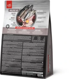 Orijen Fit & Trim Dry Cat Food -Almo naturer Shop ns canada emea apac orijen fit 26 trim cat back left 1.8kg