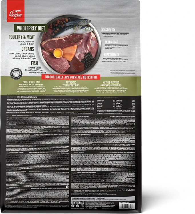 Orijen Tundra Dry Cat Food 6 Orijen Tundra Dry Cat Food - Image 6