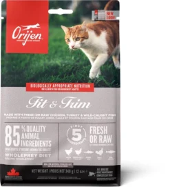 Orijen Fit & Trim Dry Cat Food -Almo naturer Shop ns emea apac orijen fit 26 trim cat front 340g
