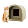 Mr Snugs KatDen Outdoor Cat Kennel/Shelter - Granite (Various Options)