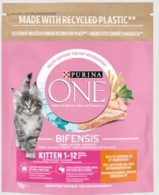 4 X Purina One Kitten Dry Cat Food With Chicken And Wholegrain 750g 1 4 X Purina One Kitten Dry Cat Food With Chicken And Wholegrain 750g